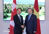 Party General Secretary and President meets with major businesses in Canada